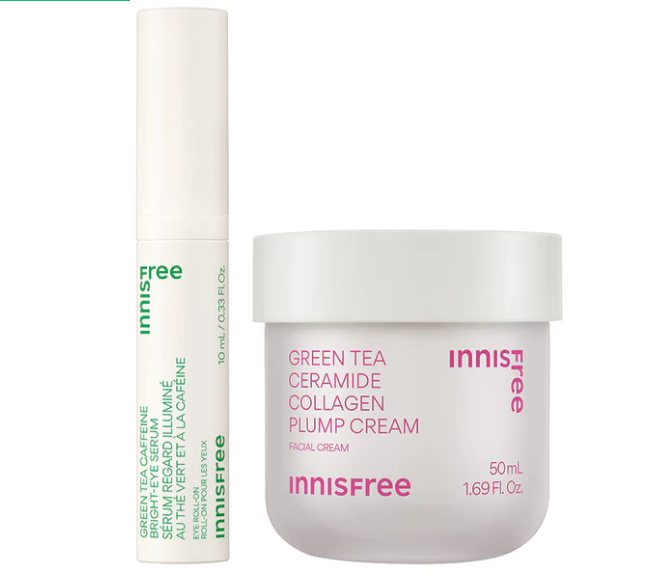 Green Tea Plump + Depuff Duo