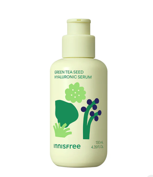 【Green Tea Seed Hyaluronic Serum】A daily hydrating serum with a skin-quenching formula infused with Green Tea and encapsulated hyaluronic acid that helps balance while strengthening the skin barrier for lasting hydration and glow.